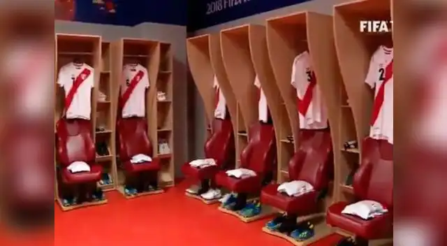 Así lucen los camerinos de la selección peruana en Rusia 2018