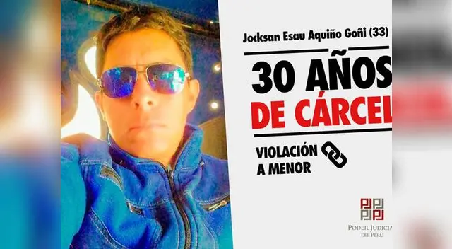 Poder Judicial del Santa condenó a 30 años de cárcel al mototaxista Jocksan Aquino Goñi Poder Judicial del Santa condenó a 30 años de cárcel al mototaxista Jocksan Aquino Goñi