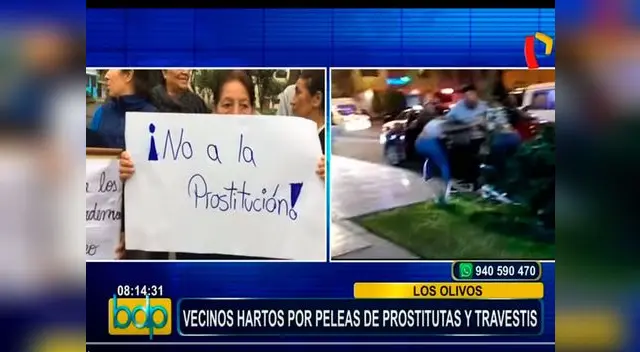 Prostitución de venezolanas y colombianas en Los Olivos tiene hartas a los vecinos