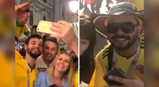 Hinchas brasileños y colombianos se les pasó las mano con las bromas a mujeres rusas Hinchas brasileños y colombianos se les pasó las mano con las bromas a mujeres rusas