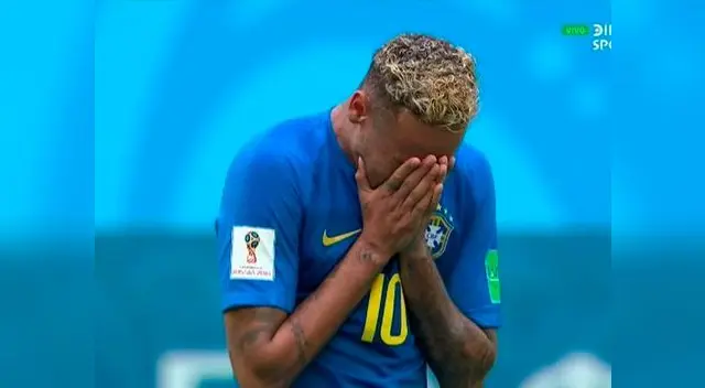 El desgarrador llanto de Neymar El desgarrador llanto de Neymar