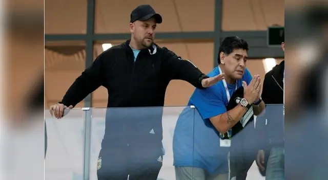 Diego Armando Maradona se mostró apenado por la eliminación de Perú Diego Armando Maradona se mostró apenado por la eliminación de Perú