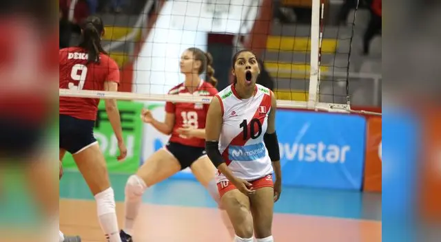 Festejo peruano por la contudente victoria ante Hungria. FOTO: FPV