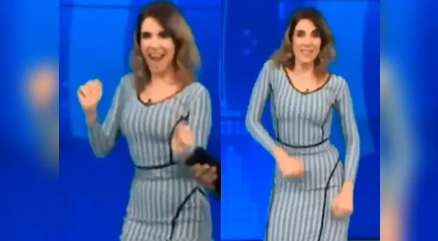 Juliana Oxenford protagonizó divertido momento en noticiero 