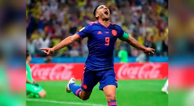 Radamel Falcao anotó en la goleada de Colombia