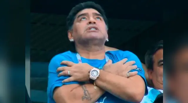 La sorprendente reacción de Maradona tras gol de Messi 