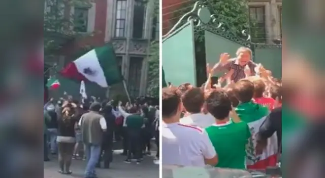 Mexicanos invaden la embajada de Corea del Sur para alzar en hombros a su embajador Mexicanos invaden la embajada de Corea del Sur para alzar en hombros a su embajador