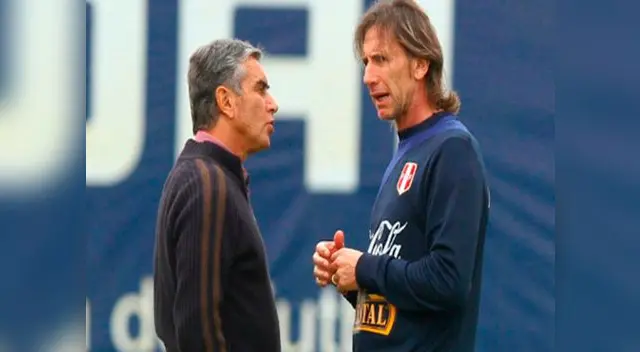 Juan Carlos Oblitas y Ricardo Gareca Juan Carlos Oblitas y Ricardo Gareca