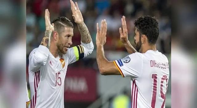 Sergio Ramos y Diego Costa Sergio Ramos y Diego Costa