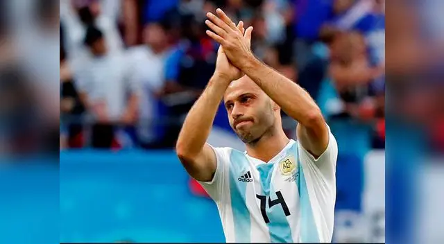 Javier Mascherano. Fuente: Twitter Javier Mascherano. Fuente: Twitter