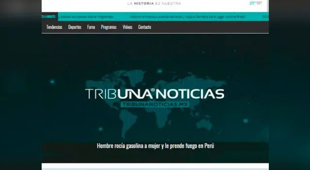 El mundo informa sobre mujer quemada en Cajamarca