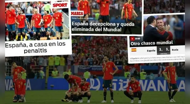 En España lloran por la eliminación En España lloran por la eliminación