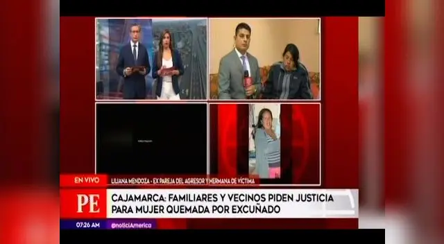Liliana Mendoza pidió justicia para su hermana en Cajamarca