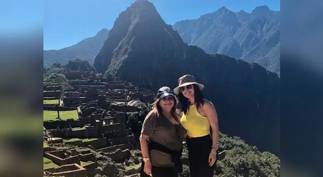 Rosángela la pasó de maravillas con su mamá.