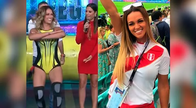 Angie Arizaga reaparece en Esto es Guerra tras viaje a Rusia 2018