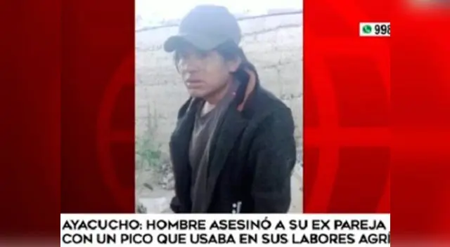 César Acuña mató con un pico a su ex pareja en Ayacucho