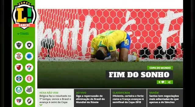 No sporta la prensa brasileña la eliminación y pega a sus jugadores No sporta la prensa brasileña la eliminación y pega a sus jugadores