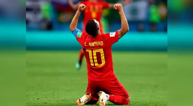 Celebración de Harzard. Fuente: ESPN Datos