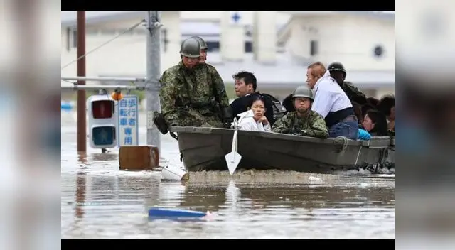 Socorristas han evacuado a 1,6 millones de personas por lluvias en Japón Socorristas han evacuado a 1,6 millones de personas por lluvias en Japón