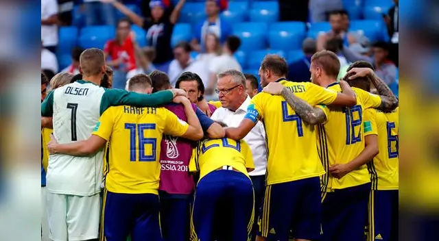 Janne Andersson respalda a sus jugadores tras la eliminación. FOTO: EFE