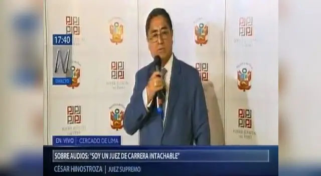 Juez César Hinostroza Pariachi se defendió de denuncia periodística  