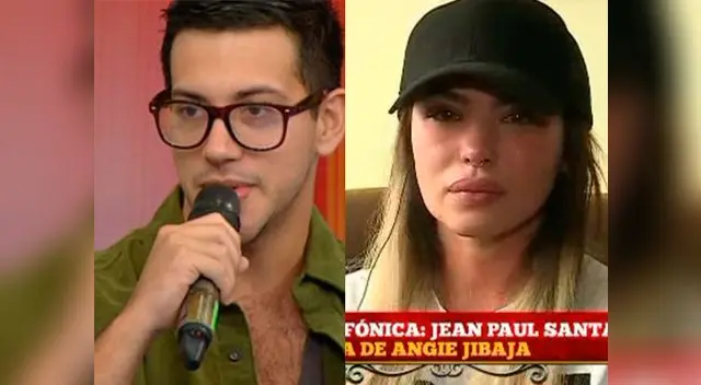 Angie Jibaja arremetió contra Jean Paul Santa María en vivo Angie Jibaja arremetió contra Jean Paul Santa María en vivo
