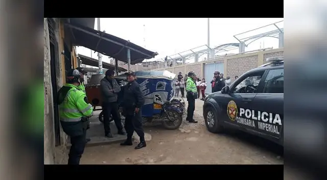 El menor habría sido traído hasta esta vivienda en Imperial - Cañete