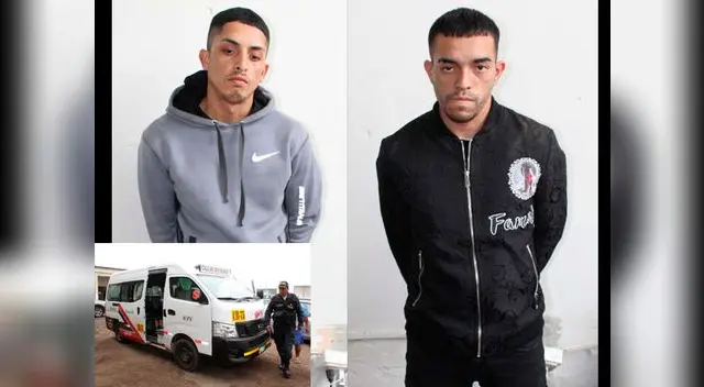 Ellos pertenecerían a la banda de roba combis nuevas Ellos pertenecerían a la banda de roba combis nuevas