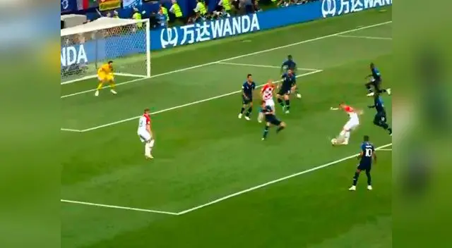 Perisic anotó un golazo en la final de Rusia 2018