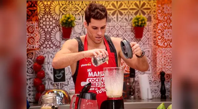 Patricio Parodi listo para competir en la cocina