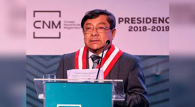 Presidente del Consejo Nacional de la Magistratura renunció a su cargo Presidente del Consejo Nacional de la Magistratura renunció a su cargo