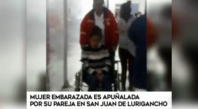 Una mujer embarazada fue acuchillada en SJL  Una mujer embarazada fue acuchillada en SJL