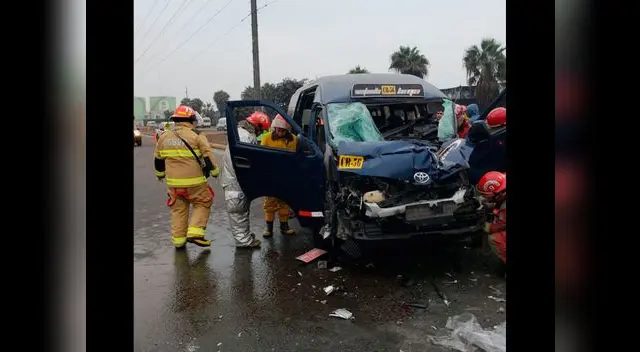 Accidente dejó a cuatro personas heridas