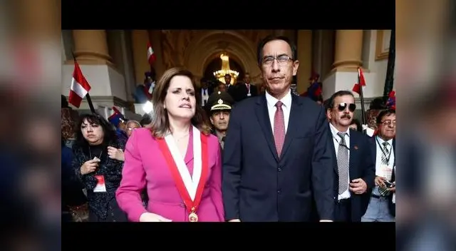 Mercedes Aráoz junto a Martín Vizcarra Mercedes Aráoz junto a Martín Vizcarra