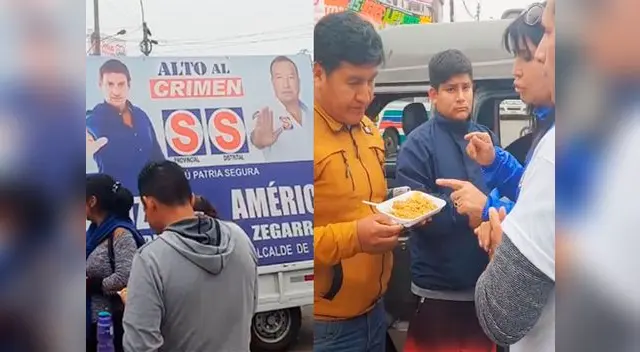 Usuarios denunciaron compra de votos a cambio de comida 