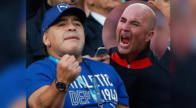 Diego Maradona habló sobre el reemplazo de Jorge Sampaoli en Argentina Diego Maradona habló sobre el reemplazo de Jorge Sampaoli en Argentina
