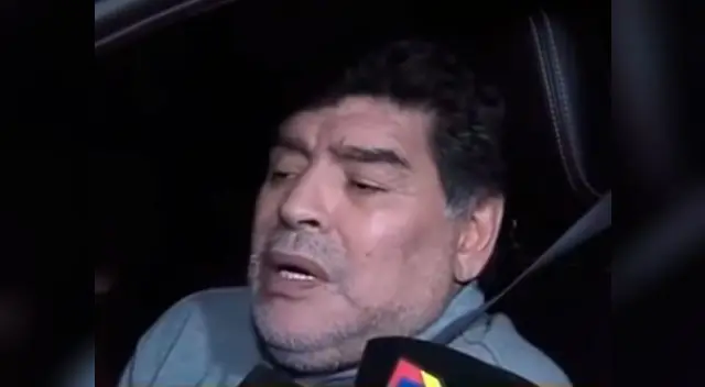 Diego Maradona es grabado en aparente estado de ebriedad