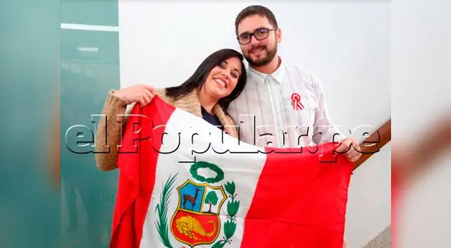 La peruano-venezolana Irina Moreno y su esposo La peruano-venezolana Irina Moreno y su esposo