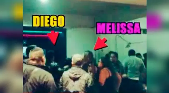 Melissa Klug y Diego Chávarri juntos en discoteca Melissa Klug y Diego Chávarri juntos en discoteca