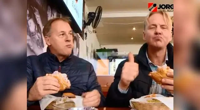 El gringo Karl se encuentra con su 'gemelo' aspirante a la alcaldía de Lima 