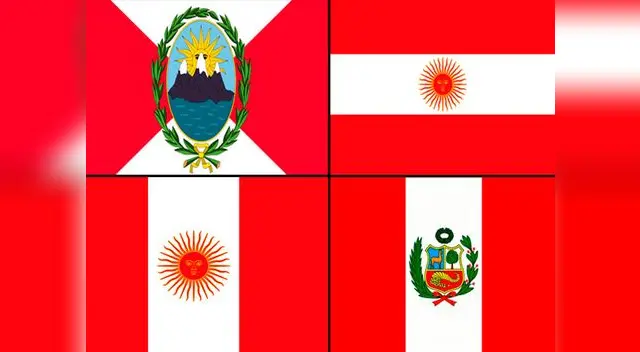 Cambios de la bandera peruana a través del tiempo. Cambios de la bandera peruana a través del tiempo.