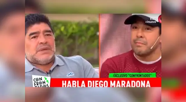 Diego Maradona insultó de la peor forma a su sobrino en vivo 
