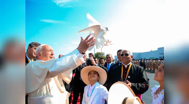 El papa Francisco envió saludo a los peruanos por las Fiestas Patrias