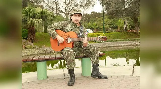 William Luna compuso canción al EP y viajó al cuartel del VRAEM