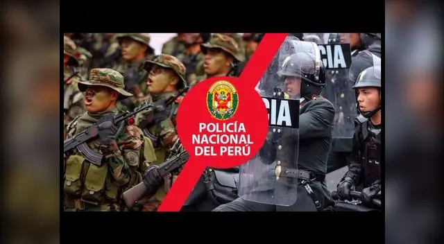 Policías desfilaron en Parada Militar