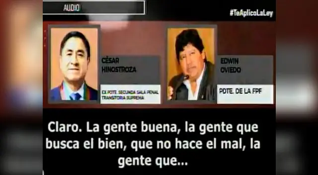 Edwin Oviedo en jaque tras difusión de nuevos audios con el juez Hinostroza Edwin Oviedo en jaque tras difusión de nuevos audios con el juez Hinostroza