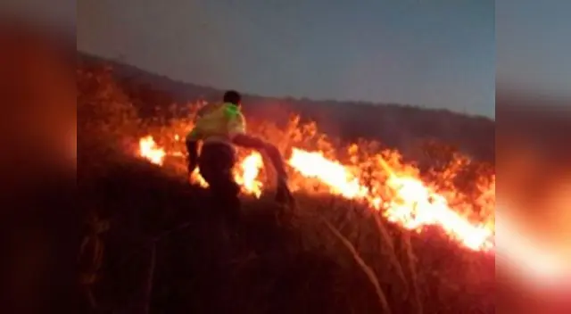 PNP detuvo a dos extranjeros acusados de provocar un incendio forestal PNP detuvo a dos extranjeros acusados de provocar un incendio forestal