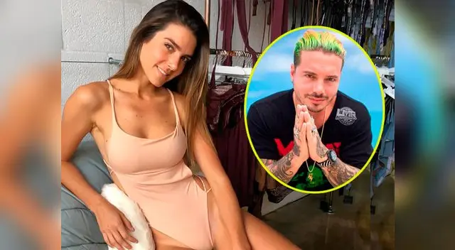 J Balvin encantado con bella compañía de ex Miss Argentina