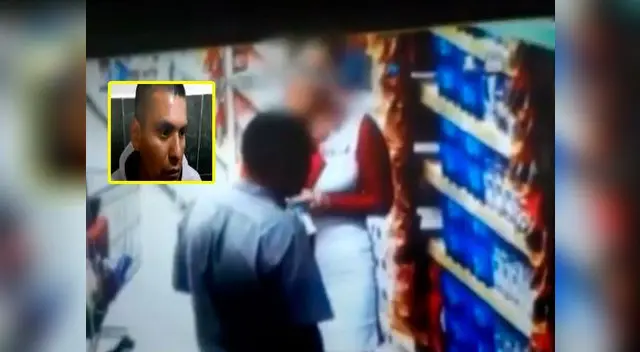 Sujeto usaba su celular para fotografiar partes íntimas de mujeres sin que se den cuenta. | Foto: captura América Noticias