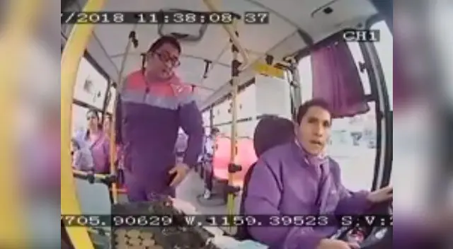 Sujeto que golpeó a chófer de bus podría recibir hasta 6 años de prisión